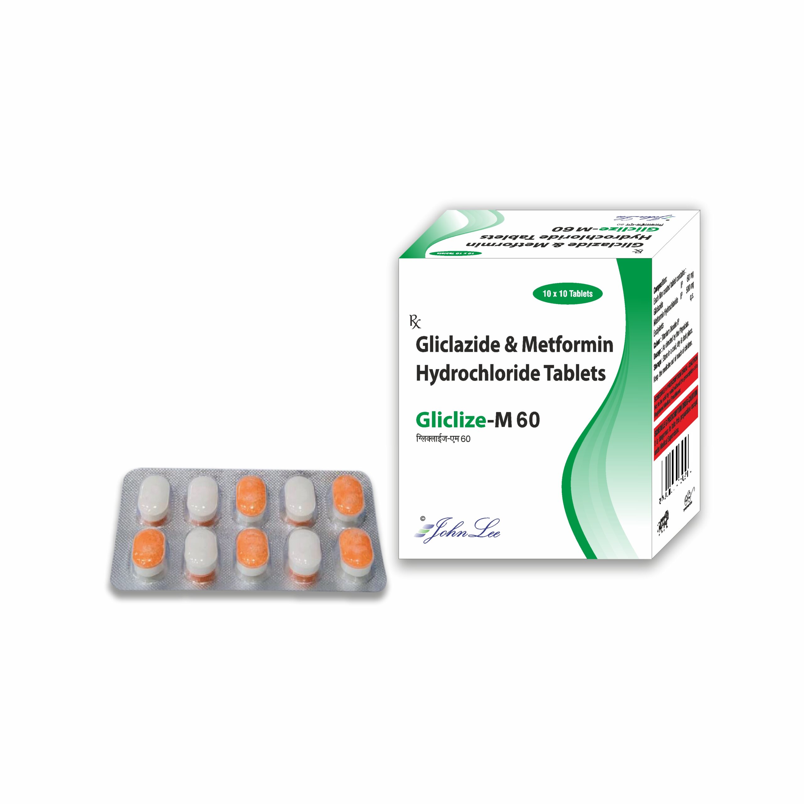 Gliclazide IP 60 Mg + Metformin Hcl IP 500 Mg - Pushti Care Exim